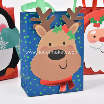 Christmas theme paper candy bags